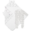 Snüz Baby Bath and Bed Gift Set - Wave Mono