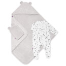 Snüz Baby Bath and Bed Gift Set - Geo Mono