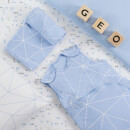Snüz 3 Piece Bedside Crib Bedding Set - Geo Breeze