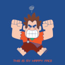 Wreck-it Ralph This Is My Happy Face Women's T-Shirt - Royal Blue