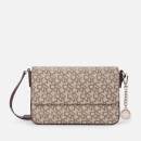 DKNY Women's Bryant Medium Flap Cross Body Bag - Blood Red