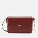 DKNY Women's Bryant Medium Flap Cross Body Bag Sutton - Blood Red