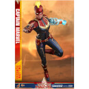 Hot Toys Captain Marvel Movie Masterpiece Action Figure 1/6 Captain Marvel Deluxe Ver. 29 cm