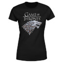 Game of Thrones Metallic House Stark Women's T-Shirt - Black