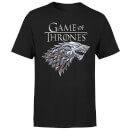 Game of Thrones Metallic House Stark Herren T-Shirt - Schwarz