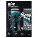 Braun Series 3 Proskin 3080S Electric Shaver - Black/Blue