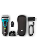 Braun Series 3 Proskin 3080S Electric Shaver - Black/Blue