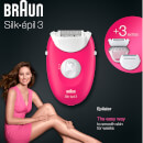 Braun Silk-épil 3 3-410 Epilator with 3 Extras