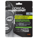 L'Oréal Paris Men Expert Pure Charcoal Purifying Tissue Mask 30g