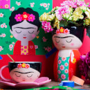 Sass & Belle Viva La Frida Body Shaped Vase