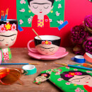 Sass & Belle Viva La Frida Fiesta Cup and Flower Saucer Set