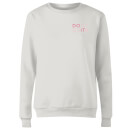 GLOSSYBOX Empowerment Edition Women's Sweatshirt 'Don't Quit' - White
