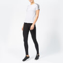 adidas Women's Design To Move 3 Stripe Short Sleeve T-Shirt - White/Black