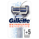 SkinGuard Sensitive Rasierer + 5 Rasierklingen