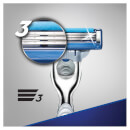 Mach3 Turbo Rasierer, 1 Rasierer mit 2 Rasierklingen