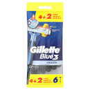 Blue3 Einwegrasierer - 6 Stück