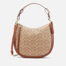 Coach Women's Signature Sutton Hobo Bag - Tan Rust
