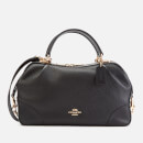 Coach Women's Leather Aidy Satchel - Black