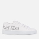 KENZO Women's Tennix Leather Low Top Trainers - White