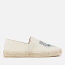 KENZO Women's Tiger Head Elastic Espadrilles - Putty