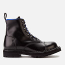 KENZO Men's Kamden Leather Lace Up Boots - French Blue
