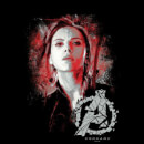 Avengers Endgame Black Widow Brushed Men's T-Shirt - Black