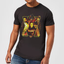 Avengers Endgame Distressed Sunburst Men's T-Shirt - Black
