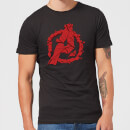 Avengers Endgame Shattered Logo Men's T-Shirt - Black