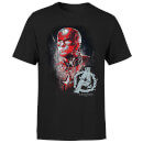 Avengers Endgame Captain America Brushed Men's T-Shirt - Black