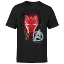 Avengers Endgame Iron Man Brushed Men's T-Shirt - Black