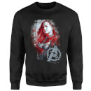 Avengers Endgame Captain Marvel Brushed Sweatshirt - Black