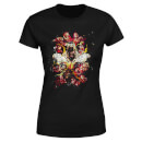 Avengers Endgame Distressed Thanos Women's T-Shirt - Black