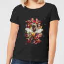 Avengers Endgame Distressed Thanos Women's T-Shirt - Black