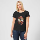 Avengers Endgame Distressed Thanos Women's T-Shirt - Black