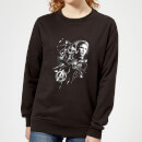 Avengers Endgame Mono Heroes Women's Sweatshirt - Black