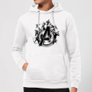 Avengers Endgame Hero Circle Hoodie - White