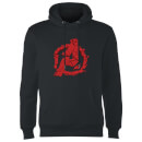 Avengers Endgame Shattered Logo Hoodie - Black