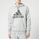 adidas Men's Bos Pull Over Hoodie - Grey