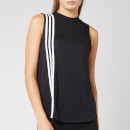 adidas Women's 3 Stripe Tank Top - Black