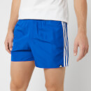 adidas Men's 3 Stripe Swim Shorts - Blue