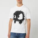 McQ Alexander McQueen Men's Screenprinted Monster Dropped Shoulder T-Shirt - Optic White/Black