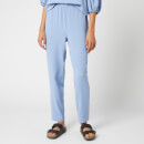 Ganni Women's Heavy Crepe Trousers - Forever Blue