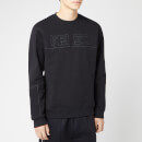 KENZO Men's Mixed Mesh Sweatshirt - Black
