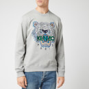 KENZO Men's Classic Tiger Embroidered Sweatshirt - Pearl Grey