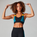 Myprotein V Front Colour Block Sports Bra - Black - XS