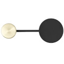 Menu Afteroom Coat Hanger - Black Brass - Small