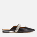 Kurt Geiger London Women's Princely Leather Flat Mules - Black