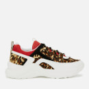 Kurt Geiger London Women's Lunar Chunky Running Style Trainers - Red Comb