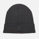 BOSS Men's Fox Squared Logo Beanie Hat - Black