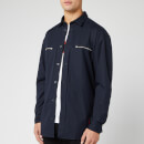 HUGO Men's Etrus Zip Overshirt - Navy